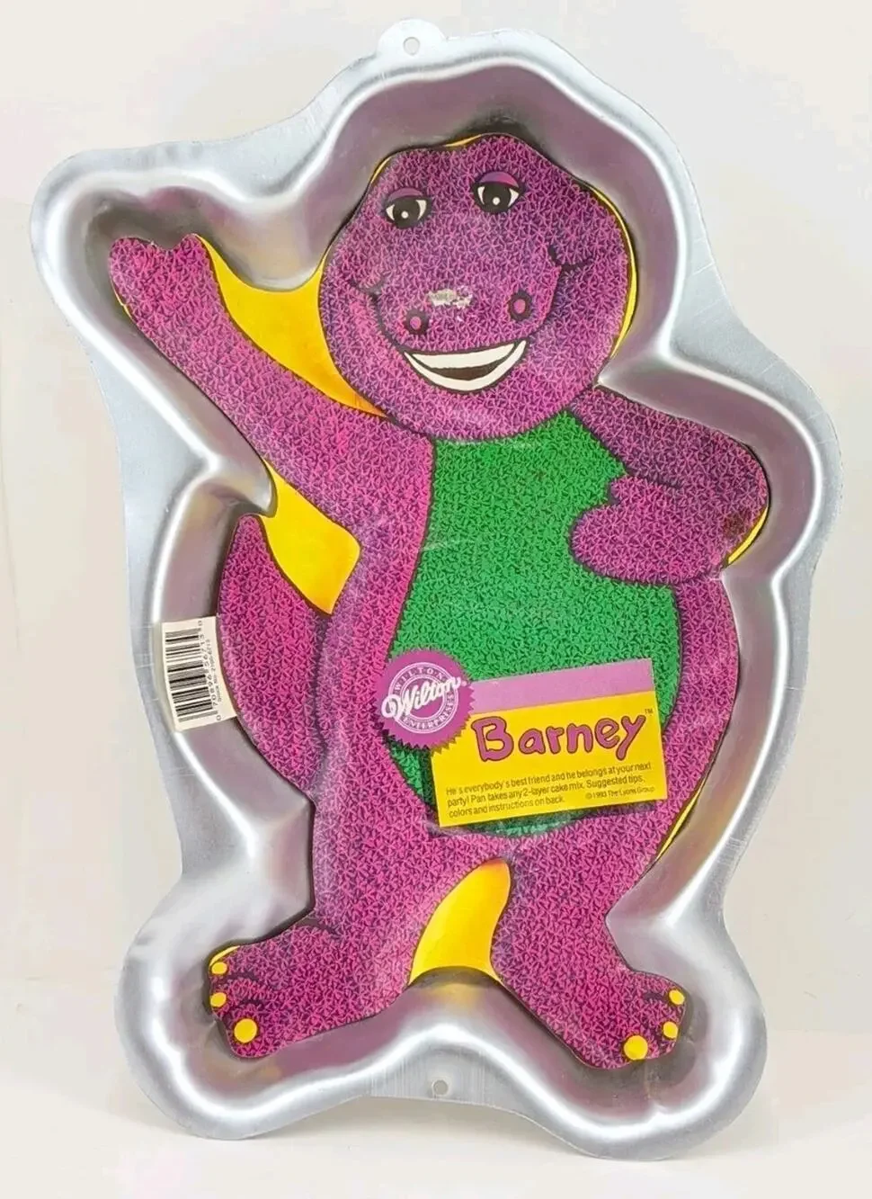 Wilton Barney Cake Pan 1993 Vintage Dinosaur BARNEY Baking Mold Party Birthday